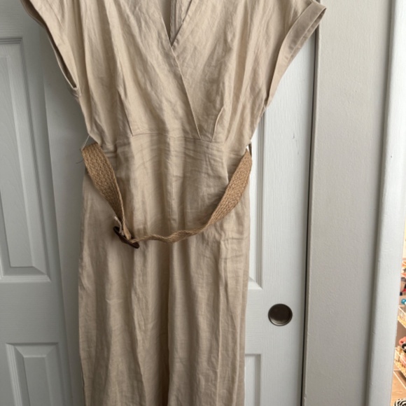 Belt linen dress - Picture 3 of 4